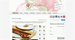 Desktop Screenshot of biljnaishrana.com