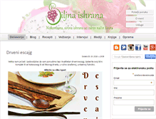 Tablet Screenshot of biljnaishrana.com